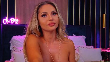 Vicky is a webcam girl who loves to tease her viewers with her cute