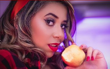 Striking Little Girl FranchezcaCaruso At Camera