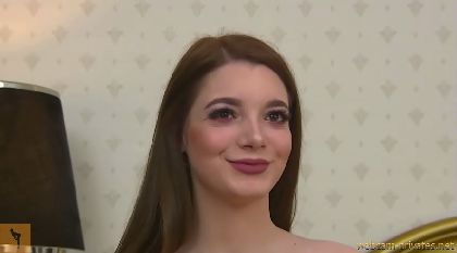 Sylphlike And Beguiling Sex Bomb NadiiaBlack At Camera