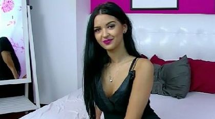 Active And Amatory Miss ReishaDark At Camera